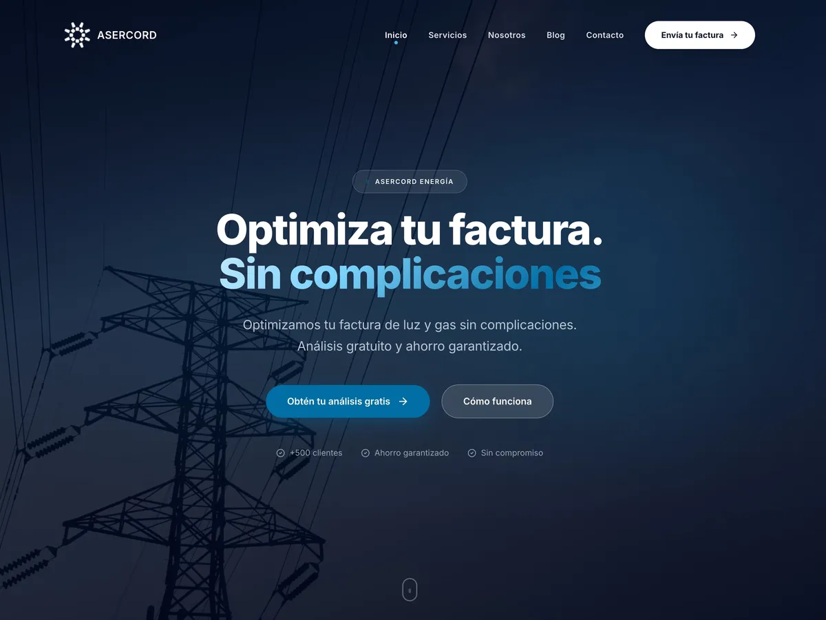 Asercord Energia project preview