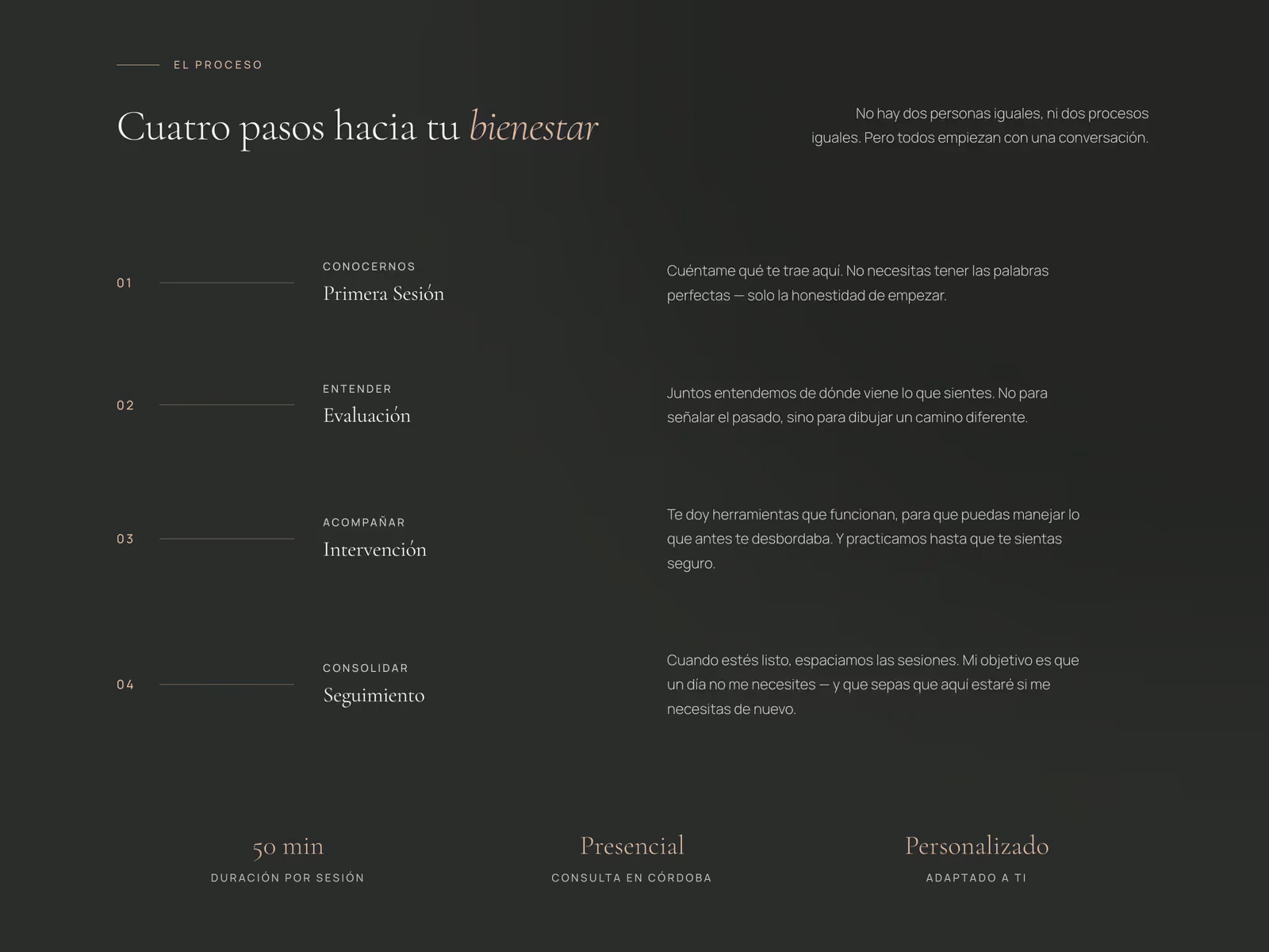 Mata Psicología — Services and therapeutic approach overview